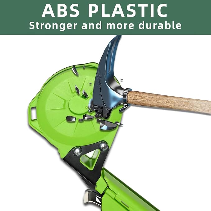Suca Plant Tying Machine, Lightweight Plant Tying Tape Tool to Tie Up Vine Quickly, Tie Tapener Gun with Tapes and Staples Green