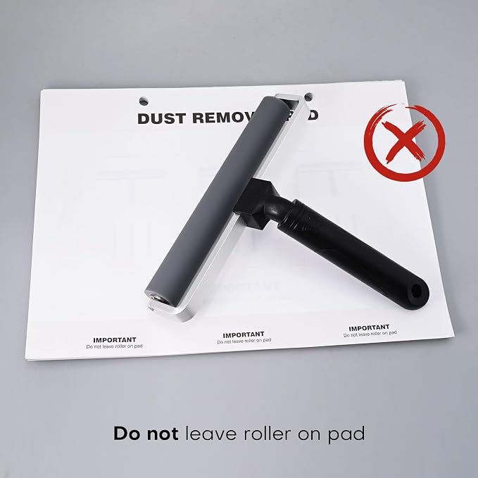 NEWISHTOOL Cleanroom Dust Removal Pad Self Sticky Paper - 60 Sheets | Dirt Lint Free Paper, Safe Collector Tool, Anti-Static Roller Cleaning Mat, No Adhesive Residue, for Electronics Industry