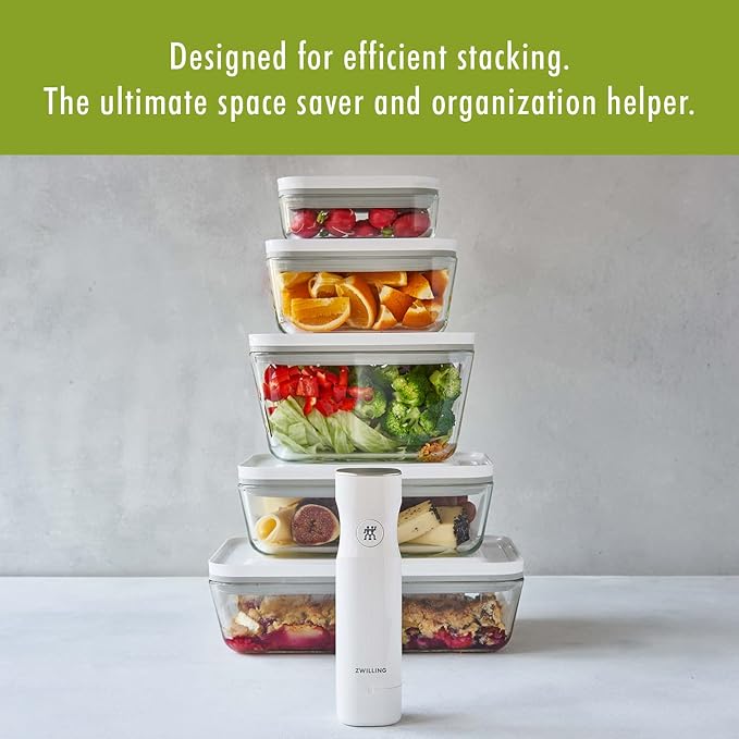 For food to stay fresh up to 5X longer, pump required (not included).
