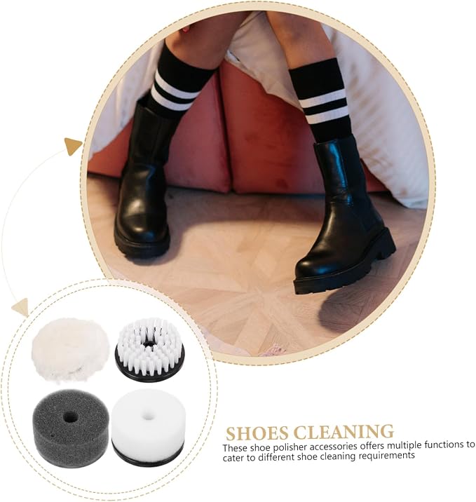 minkissy 12pcs Shoe Care Kit Polishing Brush Dust Brush for Cleaning Shoes Accessories for Shiny Finish and Easy Maintenance