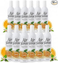 Air Scense Air Freshener Deodorizer Room Spray for Bathroom & Home, Essential Oils, Natural Orange - 7 fl oz (12 Pack)