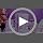 WRAPAHOLIC 30 Inch Jumbo Reversible Christmas Wrapping Paper - 30 Inch x 100 Feet Jumbo Roll Purple Santa Claus and Snowflake with Embossed for Christmas, Holiday, Party Celebration