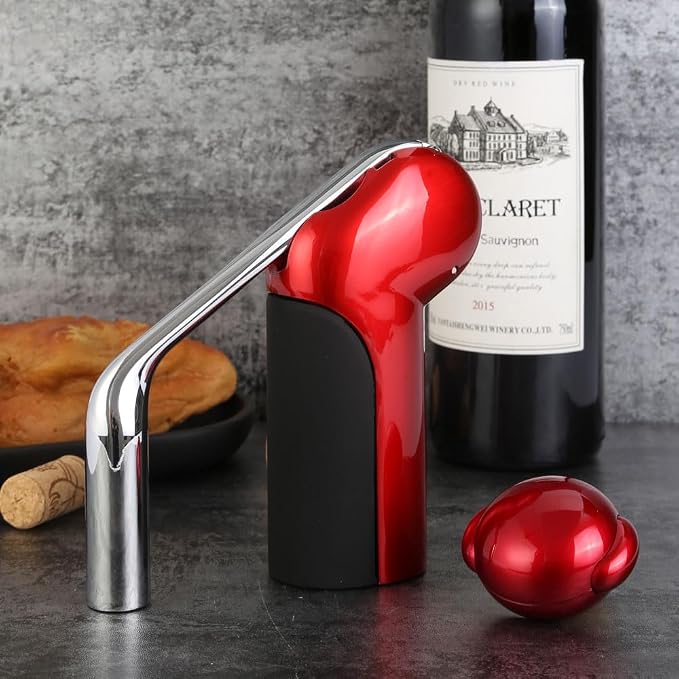 Rabbit Wine Opener, Corkscrew Wine Bottle Opener with Foil Cutter | Corkscrew Wine Opener With Lever Design And Foil Cutter, Quickly Removes Natural And Synthetic Corks With Minimal Effort