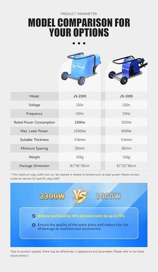 Laser Slat Cleaning Machine 1020W Handheld Laser Slat Cleaner 220V Laser Cutting Machine Portable Slag Remover Cleaning Tool for CNC Laser Cutting Table Sword Fence Plasma Cutters