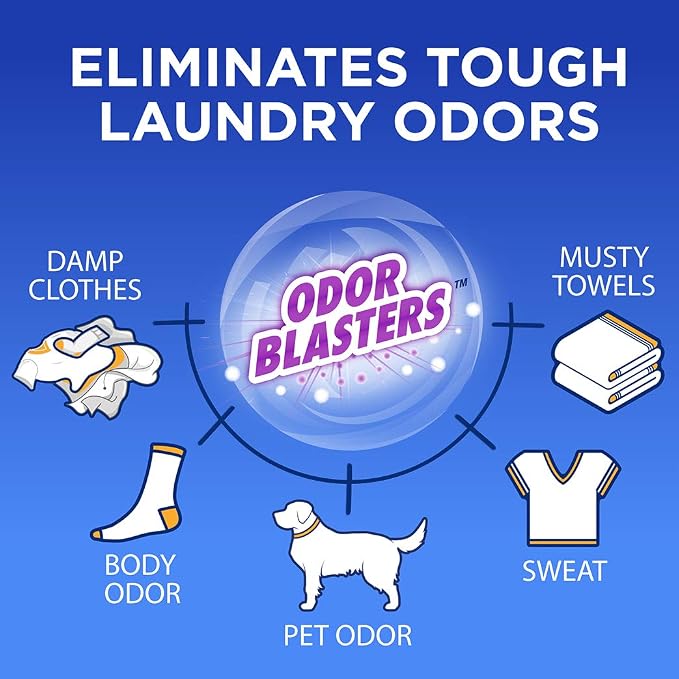 Arm & Hammer Plus Oxiclean Odor Blasters Fresh Burst, Liquid Laundry Detergent, 224 Fl Oz - Pack of 2