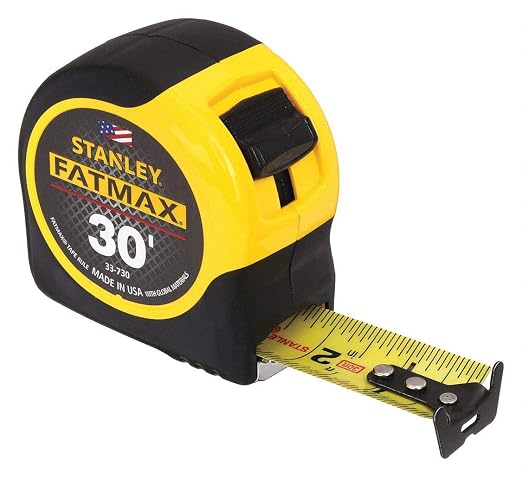 Stanley Hand Tools 33-730 1-1/4" X 30' FatMax® Tape Measure