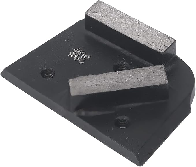 Grinding Shoes 3Pcs 30 Grit Polishing Shoes Block Tool with 2 Teeth 6mm Bore Thread for Concrete Paint Floor Grinding and Polishing