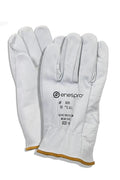 Enespro DWH10L11 Leather Protectors, 10", Size 11 Gloves, White