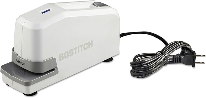 Bostitch Office Impulse 30 Sheet Electric Stapler - Heavy Duty, No-Jam, White (02011)