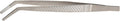 Mercer Culinary 18-8 Stainless Steel Precision Plus Chef Plating Tong, Curved Tip, 6-1/8 Inch