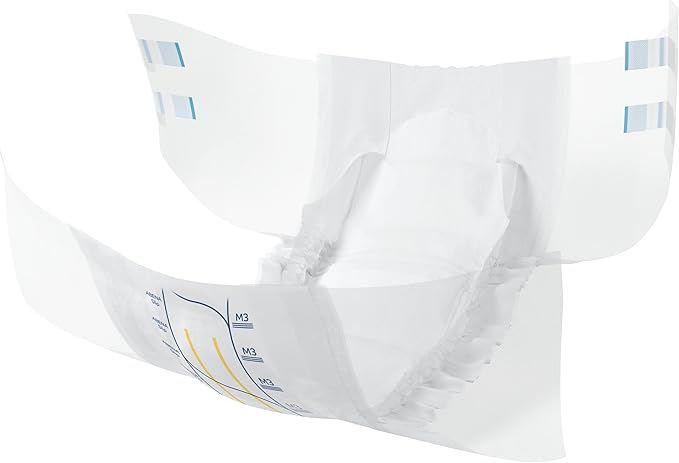 Abena Premium Adult Diapers, Abena Slip Disposable Incontinence Briefs, Heavy Absorbency, Level 3, Medium, 23 Count