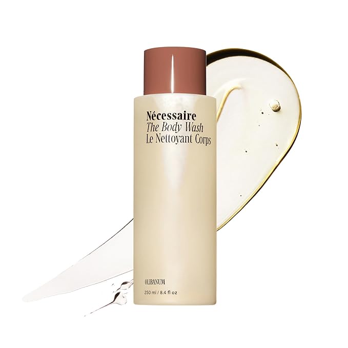 Nécessaire The Body Wash Olibanum - Multi-Oil Shower Gel Body Wash for Women + Men. Non-Comedogenic + Hypoallergenic for Sensitive Skin with Niacinamide. 8.4 Fl Oz.