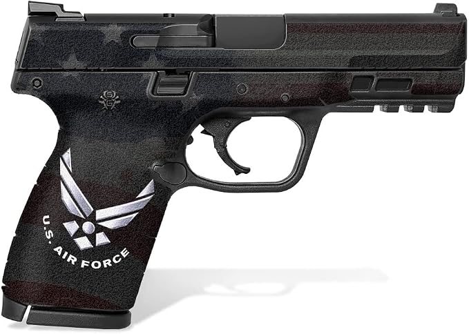 Textured Vinyl Decal Skin Kit for Smith & Wesson M&P M2.0 9mm/.40 4" Compact (U.S. Air Force)