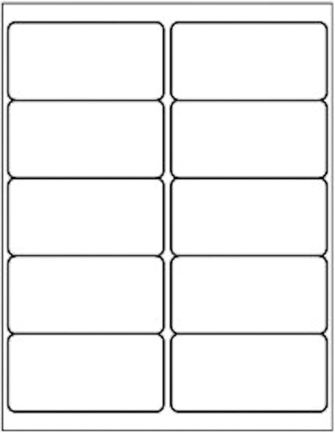BESTEASY 10-UP Address Labels,/Address Mailing Labels 1000 Sheets Shipping Sticker Labels Compatible Laser/Ink Jet Shipping Labels(10000 Labels)
