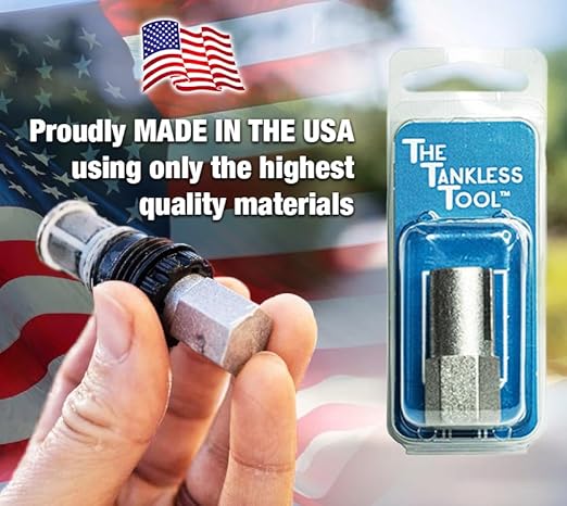The Ultimate Inlet Filter Removal Tool Compatible with All Rinnai Tankless Water Heaters | Tankless Water Heater Descaling | Tool for Easy Tankless Water Heater Maintenance
