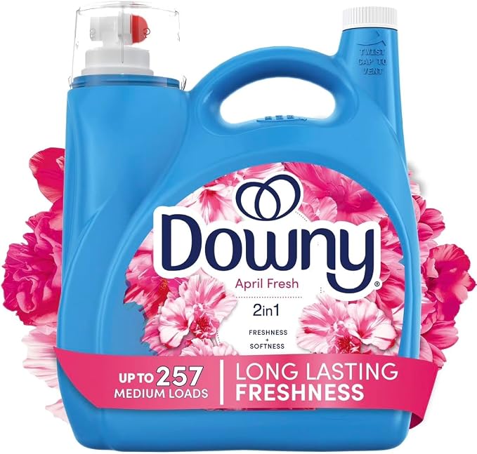 Downys Soft & Fresh Liquid Fabric Softener, April Fresh, 257 Loads, 150 fl oz
