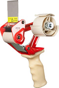 APQ Industrial Packing Tape Dispenser for 2" Tape. Side Loading Tape Gun. Heavy Duty Hand Tape Gun. Lightweight and Portable for Commercial Packaging, Shipping, Moving, Carton and Box Sealing.