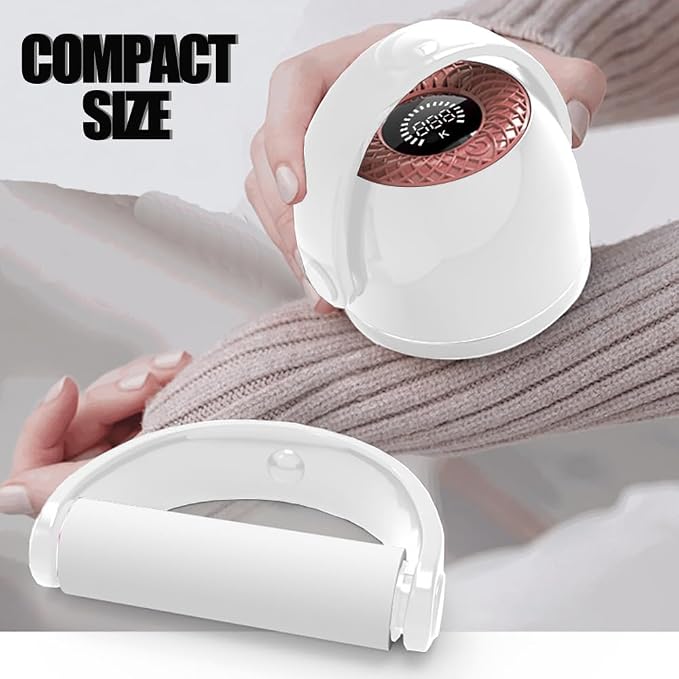 Fabric Lint Remover Set,USB Rechargeable Electric Fabric Shaver Fuzz Remover with Lint Brush,Reusable Sweater Defuzzer,Portable Sticky Lint Roller for Clothes,Furniture,Carpet,Couch