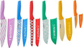 Cuisinart Advantage 12 Piece Printed Knife Set with Blade Guards, Multicolor