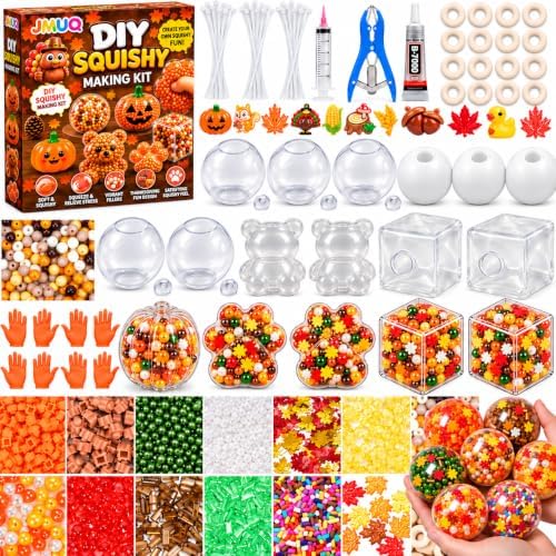Thanksgiving DIY Stress Ball Making Kit - Fall Squishy Making Kit with Fillers