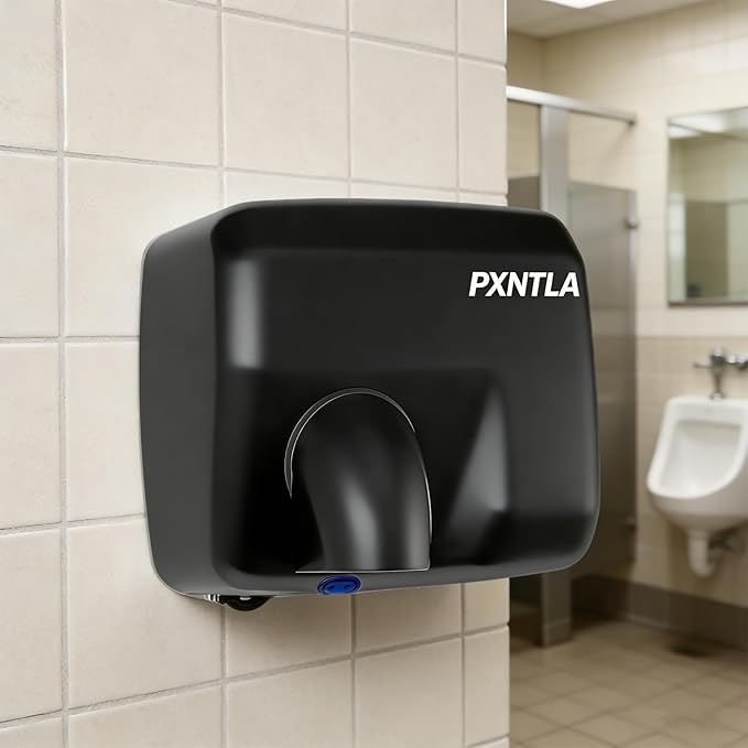 Stainless Steel Hand Dryer, 16 Seconds Fast Dry Hands, 100-130V, 180° Rotatable Air Nozzle, Hand Dryer for Home Bathroom, IPX1 Waterproof & 60s Overheat Protection