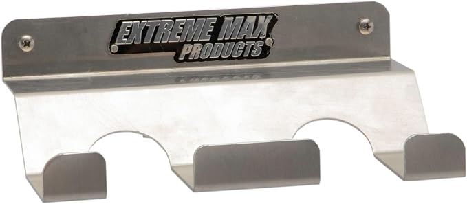 Extreme Max 5001.6285 Aluminum Tape Gun Holder for Enclosed Race Trailer, Shop, Garage, Storage - Silver