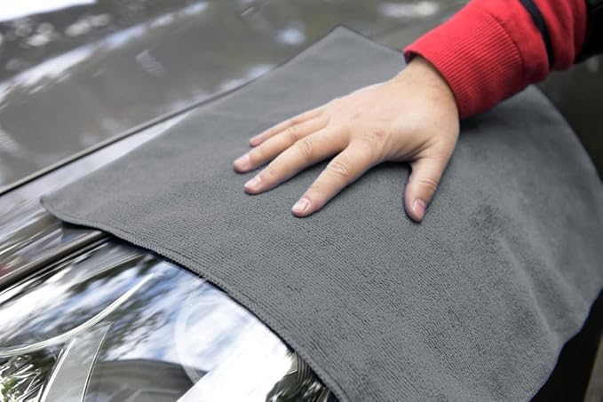 Avalon Towels Microfiber Cleaning Cloths (Value Pack of 36) - Size 16 x 16 Inches, Highly Absorbent Cleaning Rags, Lint Free, Reusable and Washable, Microfiber Towels for Cars