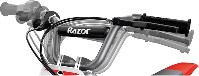 Razor MX350 Dirt Rocket Electric Bike for Kids Ages 8+, 140 lb Max Weight, Red – 24V Battery, Up to 14 Mph, 30-Min Ride Time on High Speed, Twist-Grip Throttle, Spoked Wheels w/ 12” Pneumatic Tires