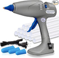 Full Size Hot Glue Gun, MONVICT 120W&80W Glue Guns Dual Temp Large Industry Glue Gun, Corded Detachable Cord Use Stand-Up Base Anti-drip Hot Melt Glue Gun with 12 Glue Sticks for Art DIY Craft Repair | Corded Detachable Cord Use Stand-Up Base Anti-drip...