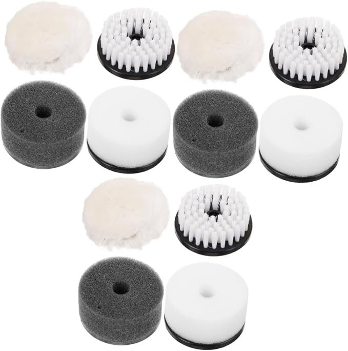 minkissy 12pcs Shoe Care Kit Polishing Brush Dust Brush for Cleaning Shoes Accessories for Shiny Finish and Easy Maintenance