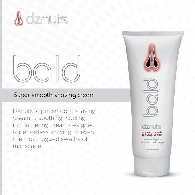 dznuts - Men’s Pro Chamois Cream, Women’s Bliss Chamois Cream, and Bald Super Smooth Shaving Cream - For Saddle Sores, Razor Burns, Ingrown Hairs, and Cuts