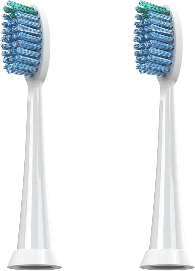 TAO Clean Daily Care Whitening Replacements Heads - White - 2 Pack