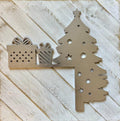 Christmas Door Topper Holiday Home Decor Funny Snowman Santa Claus Top Door Frame Corner Sign Decorations, Windows Walls DIY Craft for Christmas Party Ornament (E)