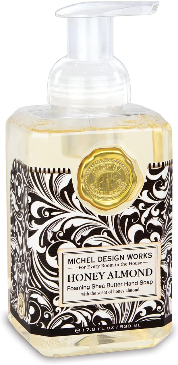 Michel Design Works Honey Almond Foaming Hand Soap with Soap Dispenser
