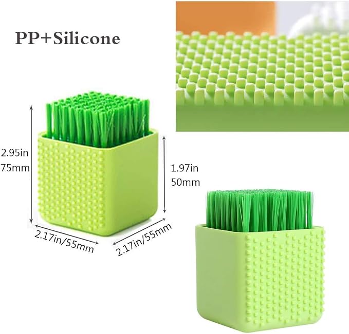 Square Cleaning Brush, a Hard Bristle Scrub Brush for Tiles, Laundry & Multipurpose Washing (Set of 1)