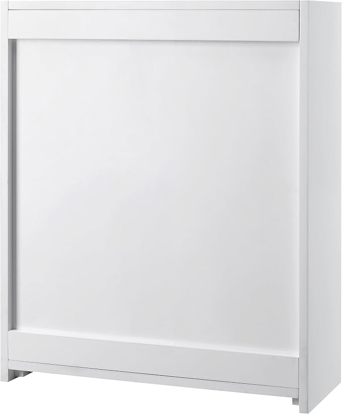 Crosley Furniture Savannah 2-Piece Wall Storage Cabinet, Cabinets for Laundry, Bathroom, Kitchen, White