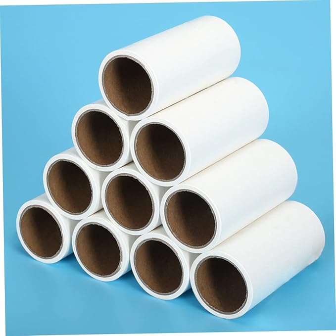 ORFOFE 5pcs Tearable Sticky Paper Cleaning Tape Pet Hair Remover Rollers Accessory Sticky Glue Lint Remover Pet Lint