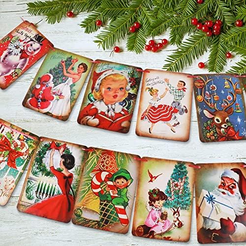 Christmas Decorations Vintage Style Christmas Banner