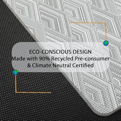 Chair Mat for Hardwood & Tile Floor, 47" x 52" Heavy Duty Office Chair Mat for Rolling Chairs Easy Glide, Anti Slip, Non-Curve, Floor Protector for Home Office
