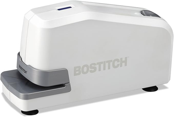 Bostitch Office Impulse 30 Sheet Electric Stapler - Heavy Duty, No-Jam, White (02011)