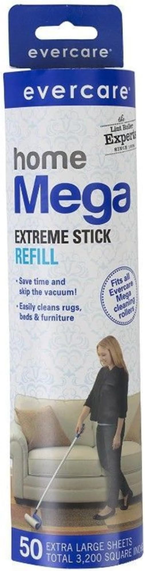 Evercare Mega Large Surface Roller Refill 50 Sheets (6 Pack) (B001KYU5W8)