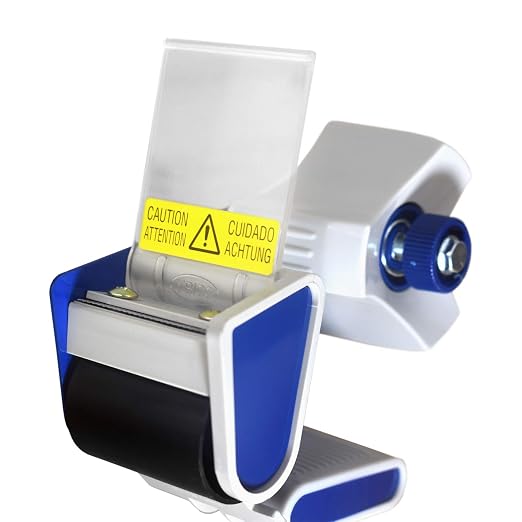 IDL Packaging Concord Packing Tape with Dispenser - 6 Rolls of 2" x 1.6 mil x 110 Yards, Clear Tape and T291 Tape Gun - Excellent Carton Sealing for Moving and Shipping