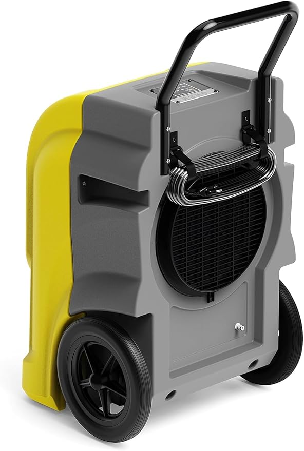 ALORAIR 270 PPD LGR Commercial Dehumidifier with Pump & Drain Hose, Portable Insutrial Dehumidifier with Wheels for Basments, Home, Job Sites, 6 Years Limited Warranty, Storm Elite (Yellow)