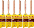 6‐Pack of 2‐1/2" Purdy 144152325 XL Glide Angled Sash Paint Brush, Tynex Orel