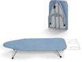Small Ironing Board Tabletop 31"x12" Blue | BlissBoard Mini Folding Portable Iron Board with Cover, Pad & Non-Slip Feet, Compact Table for Travel
