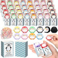 Wettarn 24 Sets Penguin Figurine with Gift Boxes, Office Desk Relief