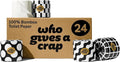 Who Gives A Crap 100% Bamboo Toilet Paper, 24 Rolls, 3 Ply, 330 Sheets, Long, Strong & Soft Toilet Tissue, Renewable, Tree Free Bathroom Tissue Made with Bamboo Fibers