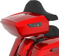 Advanblack 2025 RG Tour Trunk Pack Brilliant Red King Tour Trunk Pack Luggage +Wrap-Around Backrest Pad for '97-'25 Harley Touring Road King Street Glide Electra Glide CVO models