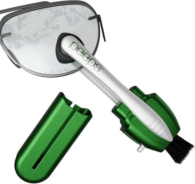 Peeps Eyeglass Cleaner | No Cloths, No Wipes, No Sprays, No Alcohol, No Mess. All-In-One Lens Cleaner for Eyeglasses and Sunglasses