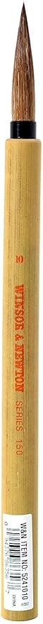 Winsor & Newton Series 150 Bamboo Short Round #10 Handle Brush